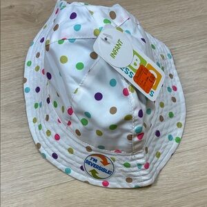 NEW ABC accessories Reversible Polka Dot Bucket Sun Hat 12-24M